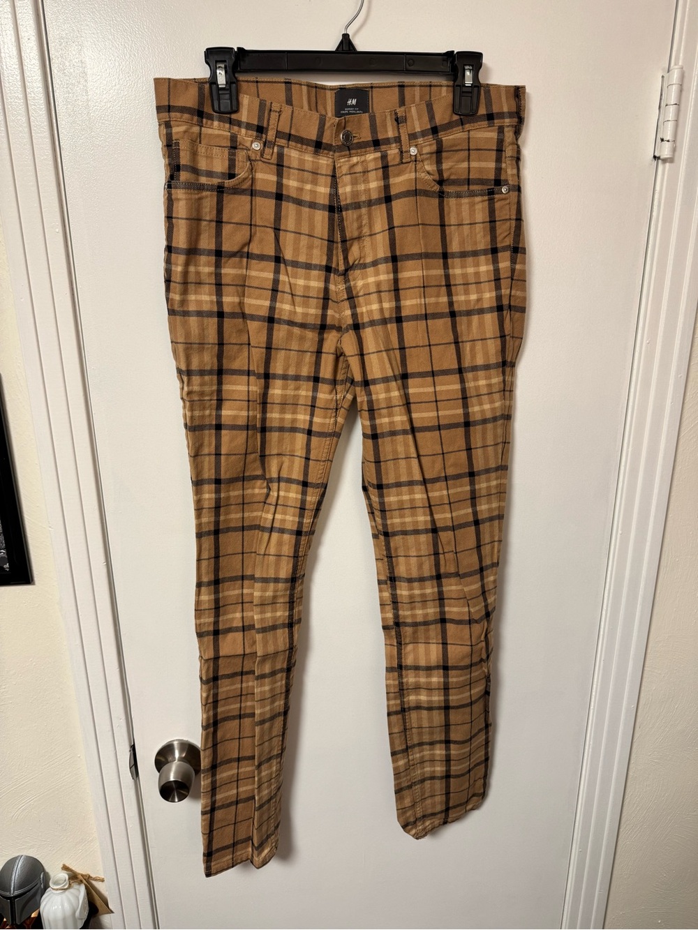 H&M checkered pants